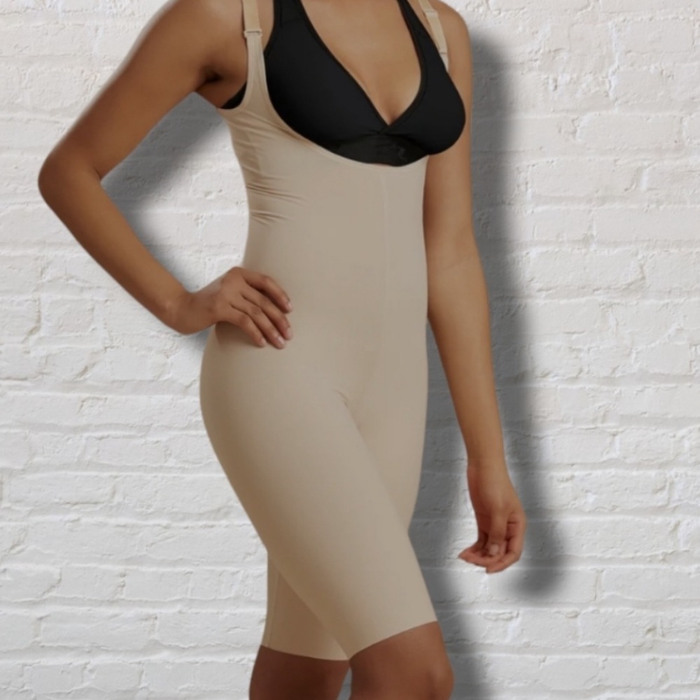 WORN FEW DAYS GIRDLE WITH HIGH BACK - MID THIGH LENGTH- with SEAL